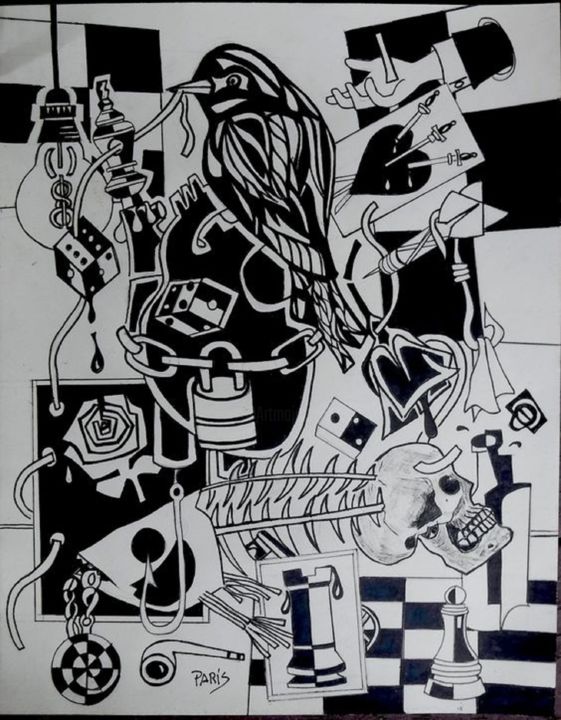 Drawing titled "yarleque4.jpg" by Cesar Yarleque, Original Artwork