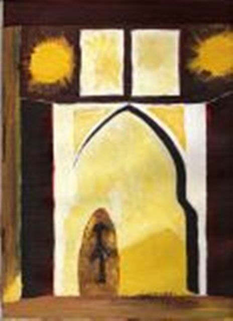 Painting titled "La porte" by Cesar, Original Artwork
