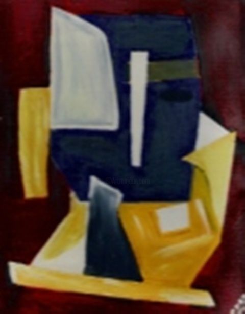 Painting titled "la colére" by Cesar, Original Artwork