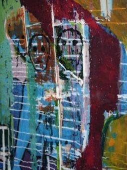 Картина под названием "Trinité de la mort…" - Charley Supper-Bertho, Подлинное произведение искусства