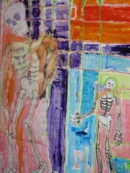 Painting titled "Passage de la mort…" by Charley Supper-Bertho, Original Artwork, Oil