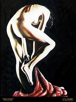 Peinture intitulée "nude1" par Grigorescu Cezar, Œuvre d'art originale