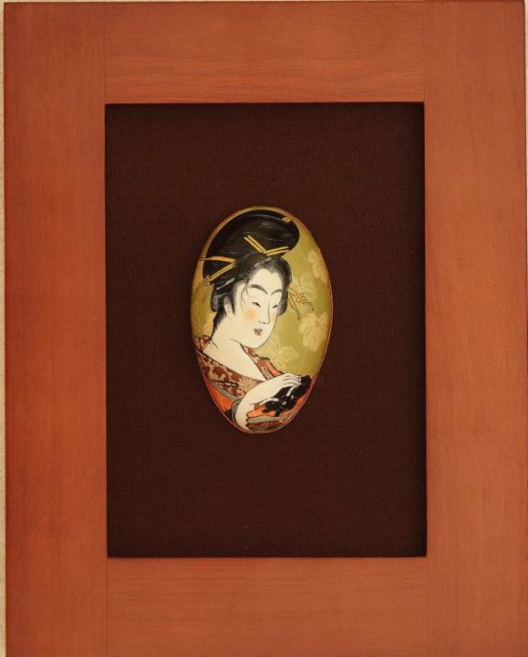Peinture intitulée "Japanese - " par Berenice Corta, Œuvre d'art originale, Huile
