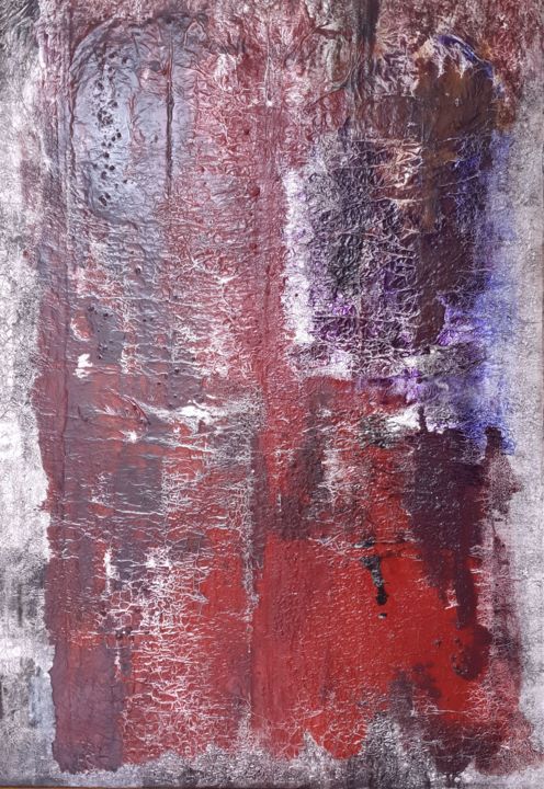 Peinture intitulée "voyage au pays des…" par Claude Goasguen, Œuvre d'art originale, Pigments
