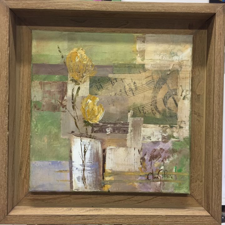 Pintura titulada "Los sentidos" por Clara G Ruiz, Obra de arte original,
