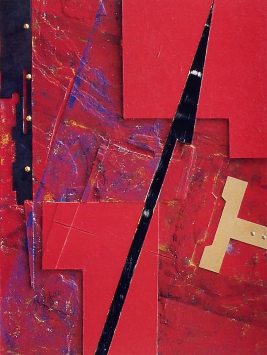 Pittura intitolato "nicola che incontra…" da Massimo Nicotra, Opera d'arte originale