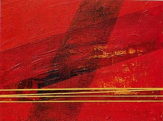 Pittura intitolato "RED - GIOCHI D'INTE…" da Massimo Nicotra, Opera d'arte originale