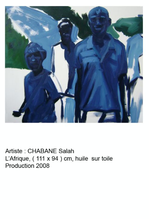 Peinture intitulée "REBELLIBRE" par Salah Chabane, Œuvre d'art originale, Huile