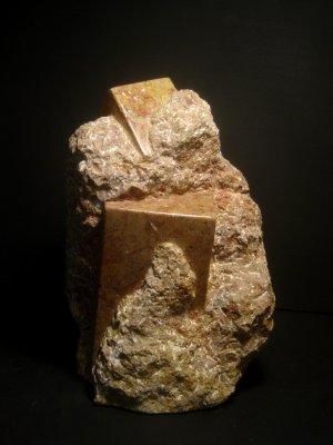 Sculpture titled "Inclusions 1" by Michel Chabut, Original Artwork