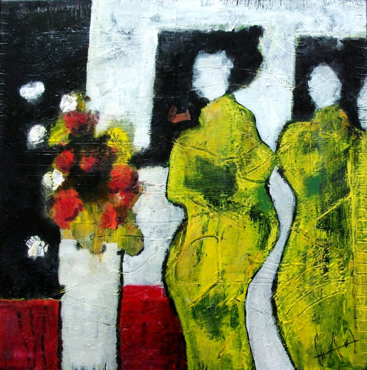 Peinture intitulée "parfums-de-fleurs.j…" par Chachapeala, Œuvre d'art originale
