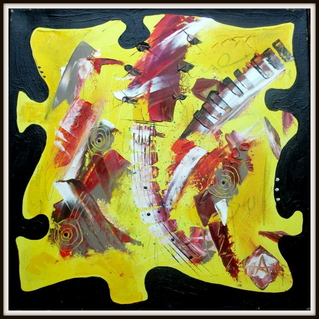 Painting titled "Morceau choisi" by Chachapeala, Original Artwork