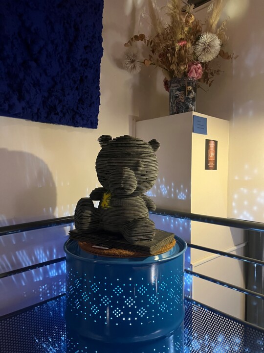 Sculpture titled "ti teddy" by Chae Valerie Schmitt, Original Artwork, Stone