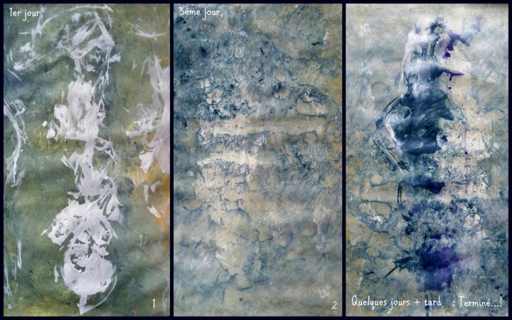 Pittura intitolato "last-papers-acryl.j…" da Chamartin, Opera d'arte originale, Acrilico