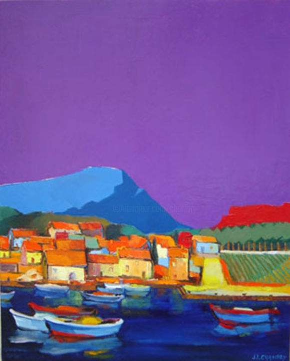 Painting titled "Port de pêche.jpg" by Jjchambry, Original Artwork
