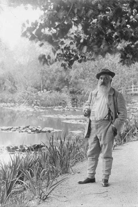Photography titled "Claude Monet devant…" by Jjchambry, Original Artwork