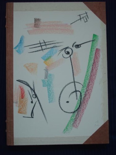 Drawing titled "Paralipomène d'Ubu…" by Chamchinov, Original Artwork, Pastel