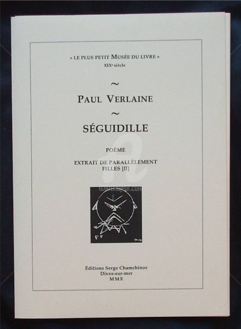 Malerei mit dem Titel "Paule Verlaine : SE…" von Serge Chamchinov, Original-Kunstwerk