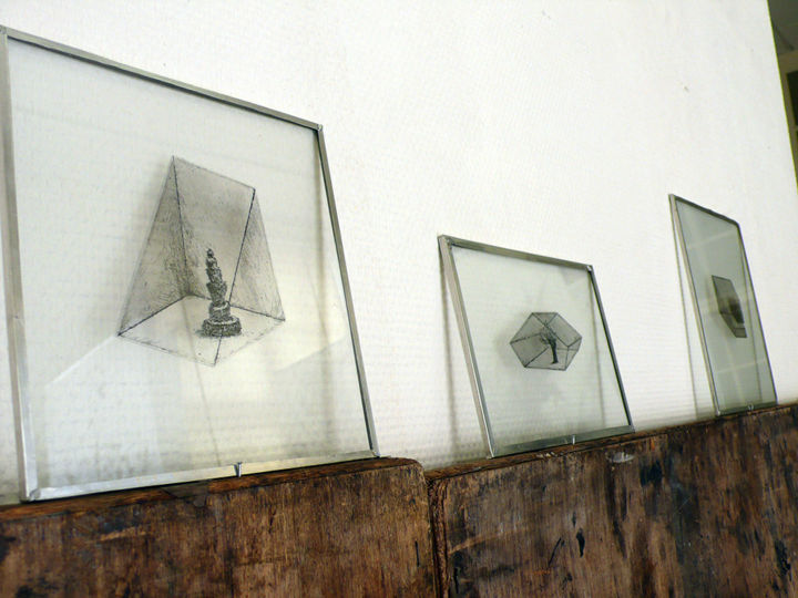Gravures & estampes intitulée "le souvenir de l'es…" par Rung-Tsu Chang, Œuvre d'art originale, Eau-forte
