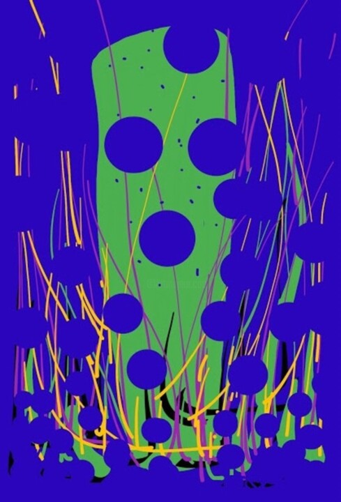 Digital Arts titled "Holes" by Chantal Laurin, Original Artwork, 2D Digital Work