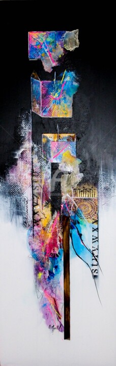 Peinture intitulée "IRMA" par Chantal Myrtil, Œuvre d'art originale, Acrylique
