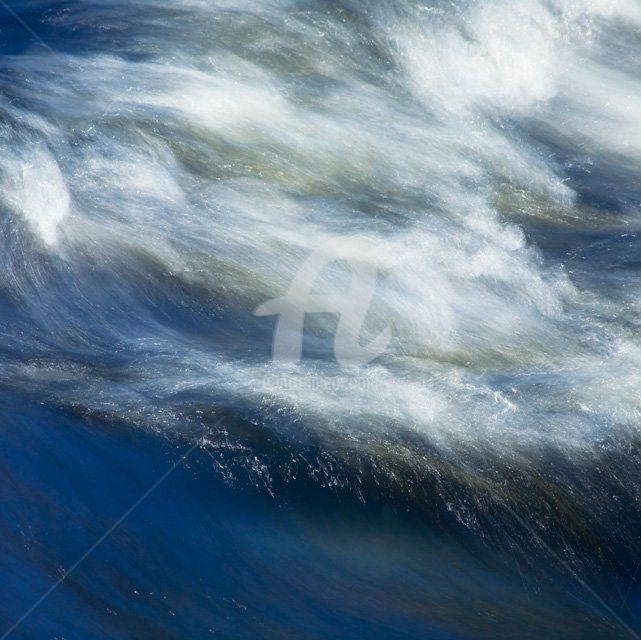 Photography titled "Eau-Vague no 15" by Chantal Gagné, Original Artwork