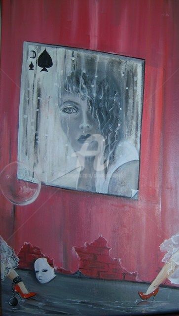 Peinture intitulée "" Carpe Diem "" par Chantal Roussel Roggia, Œuvre d'art originale, Huile