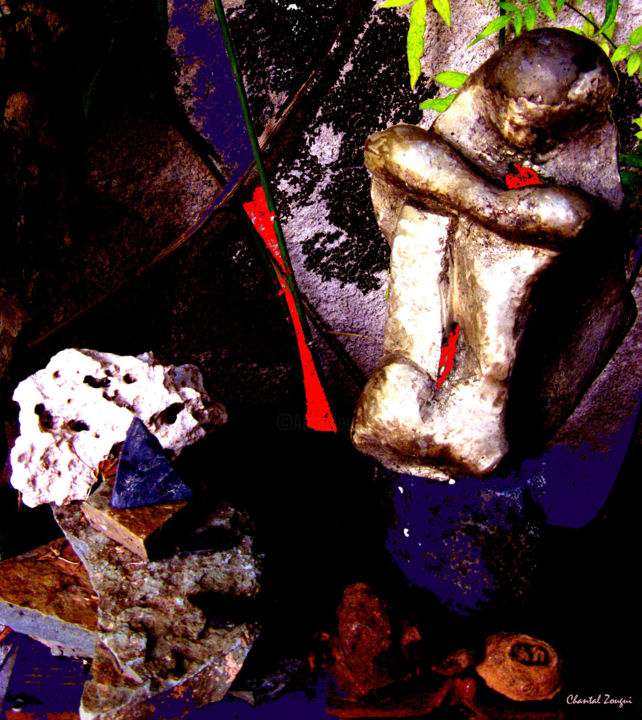 Sculpture titled "Installation.jpg" by Chantal Zougui, Original Artwork, Mixed Media