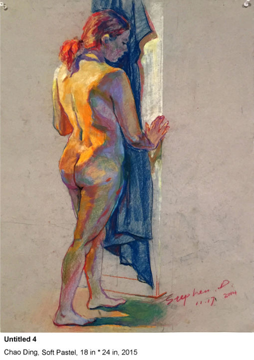 Painting titled "figure drawing past…" by Chao Ding, Original Artwork