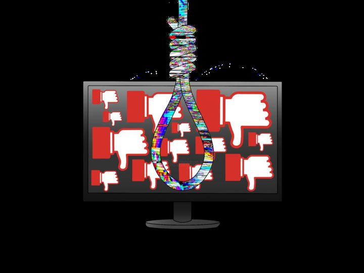 Digital Arts titled "cyberintimidation" by Charles Godbout, Original Art,