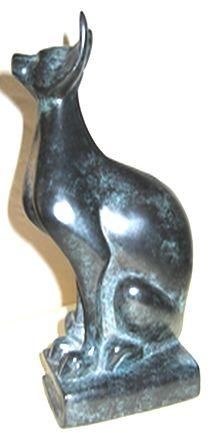 Sculpture titled "Chat" by Charles Favard, Original Artwork