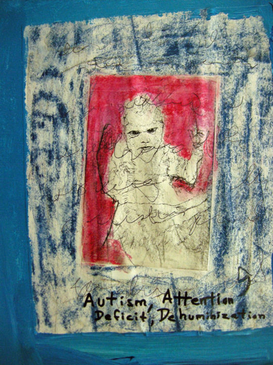 제목이 "autism attention de…"인 디지털 아트 Charles Riley로, 원작, 2D 디지털 작업