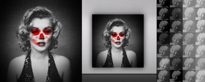 Digitale Kunst getiteld "Norma Jeanne (c) Ch…" door Charlie Wayne, Origineel Kunstwerk, Collages