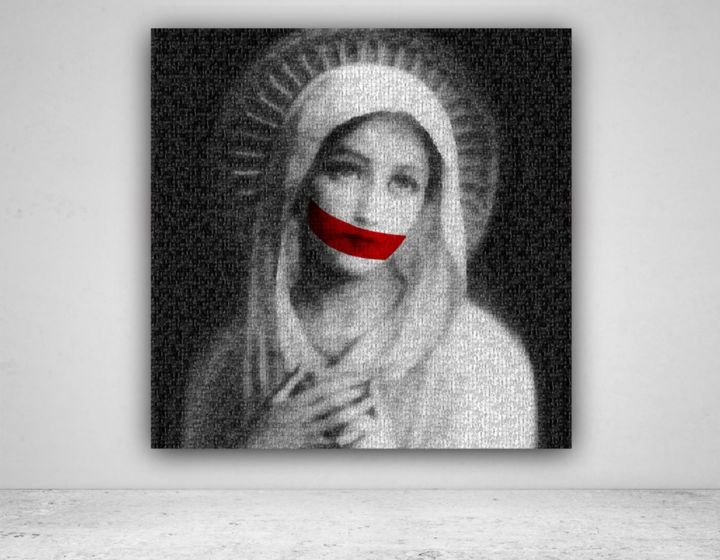 Arte digitale intitolato "Virgin (c) Charlie…" da Charlie Wayne, Opera d'arte originale, Collages
