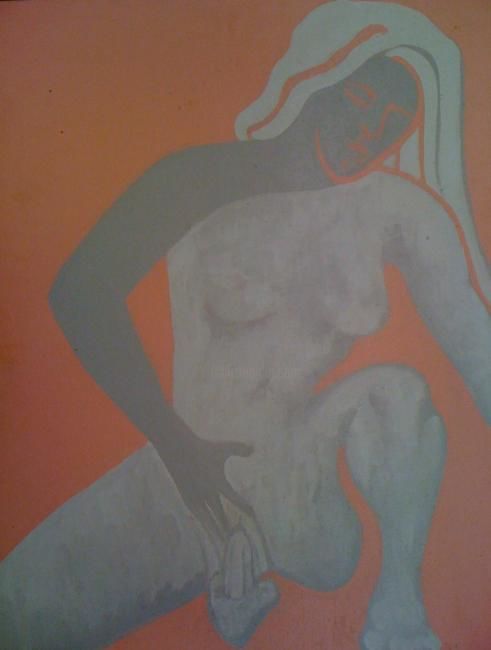 Pintura titulada "Just A Dick" por Charlotte Offreyze, Obra de arte original, Otro