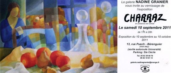 Painting titled "la carafe de cristal" by Charraz, Original Artwork