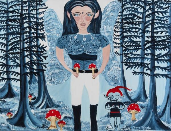 Pintura titulada "EL Dios de los abet…" por Charo Tejada, Obra de arte original,