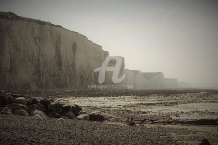 Photography titled "Falaise de Ault et…" by B.Payen, Original Art, Digital Photography