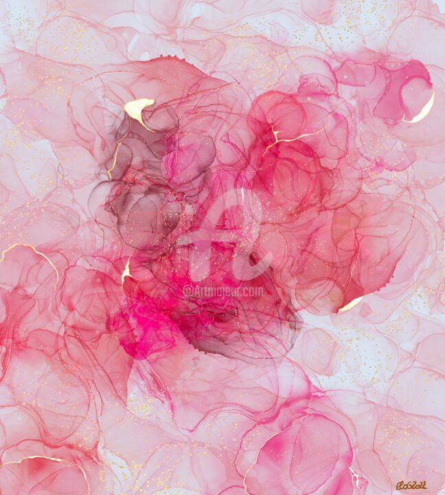 Arts numériques intitulée "Candide Amour" par Elodie Guillet, Œuvre d'art originale, Travail numérique 2D