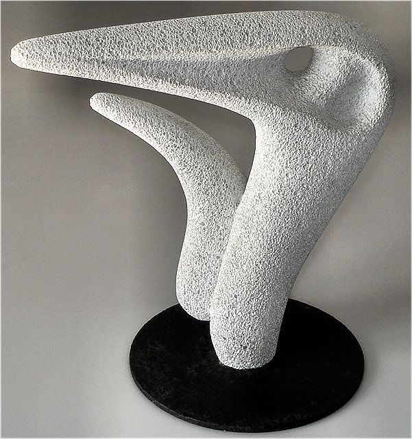 Sculpture intitulée "Oiseau blessé" par Jeanine Mosca, Œuvre d'art originale
