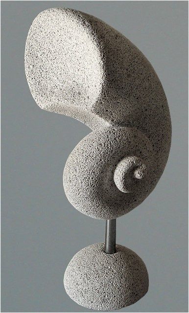 Sculpture intitulée "Ecoute la mer" par Jeanine Mosca, Œuvre d'art originale