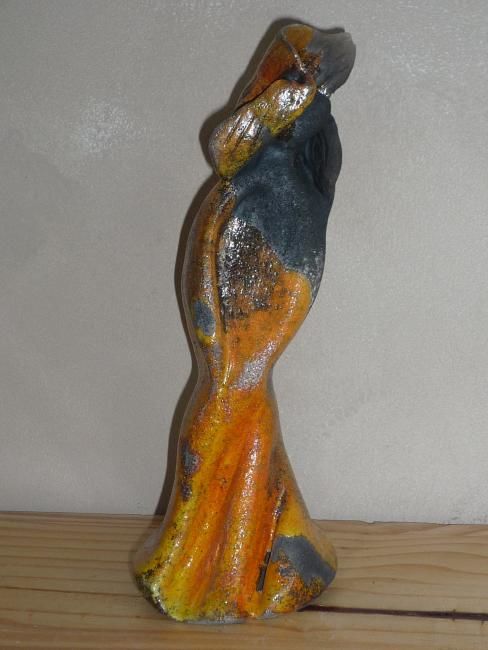 Sculpture titled "Orange" by Madeleine Grand, Original Artwork