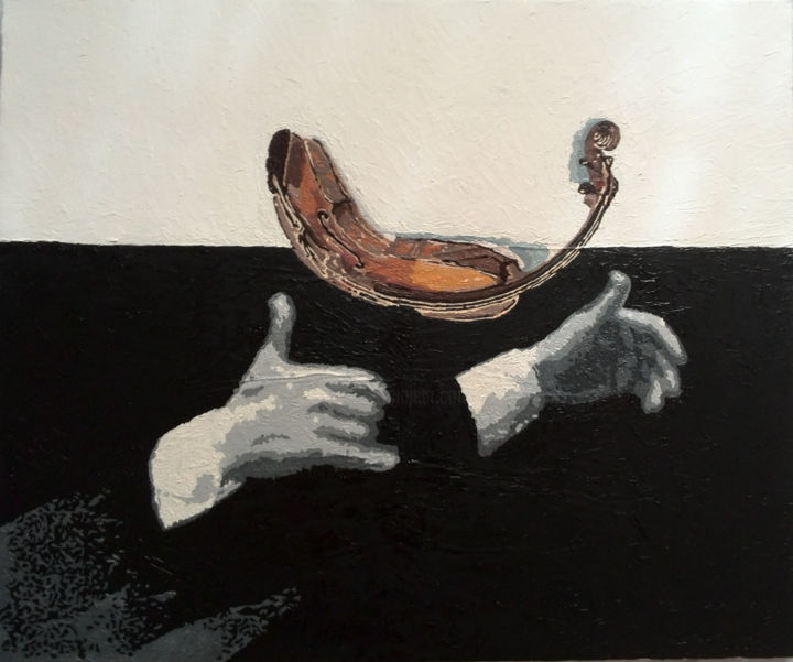 Malarstwo zatytułowany „musician” autorstwa Che.Shahryar, Oryginalna praca, Olej