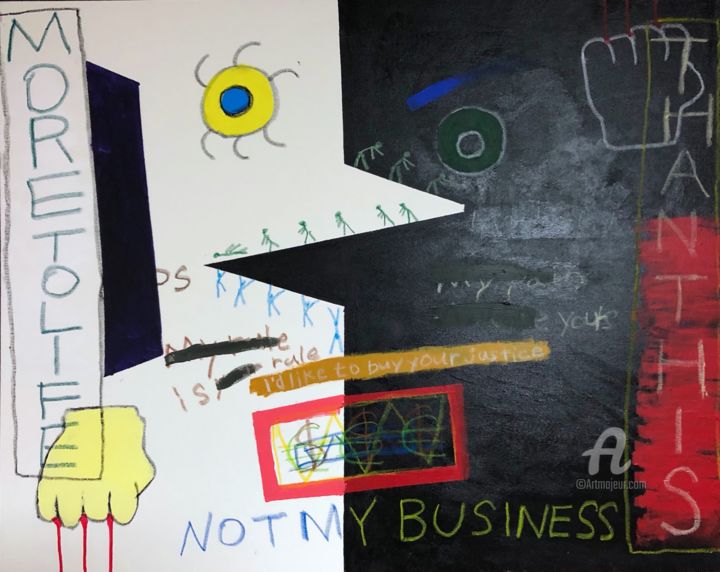 Painting titled "Triggered" by Taeyang Hong, Original Art, Acrylic