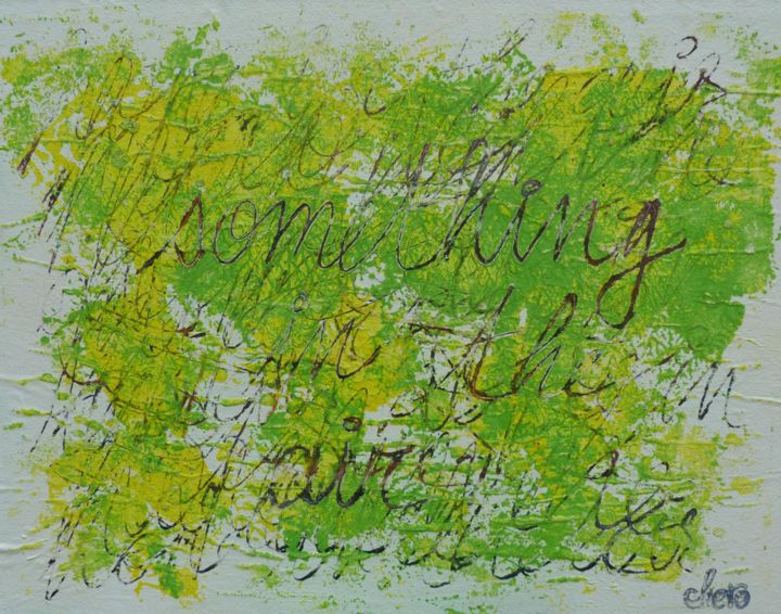 Pittura intitolato "Sans titre" da Chero, Opera d'arte originale, Altro
