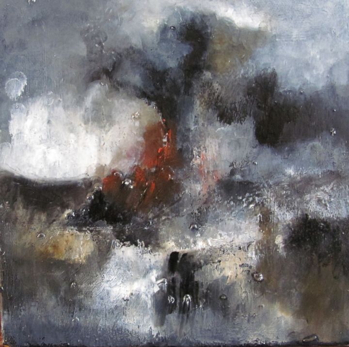Painting titled "hiver.jpg" by Lucile Chevalier Moreaux, Original Artwork