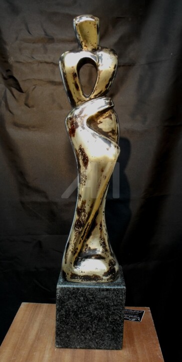 Sculpture titled "la baigneuse versio…" by Janpi. R, Original Art,