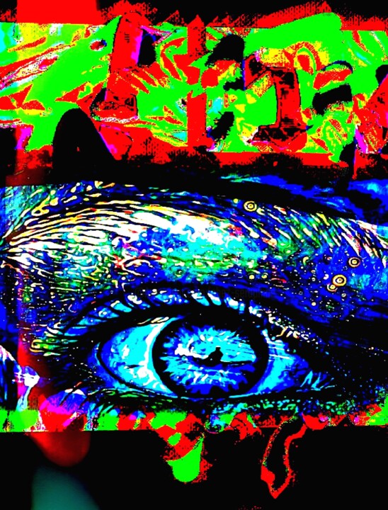 Digital Arts titled "voyeur-2" by Chez Seraphine, Original Artwork