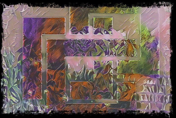Digitale Künste mit dem Titel "Briese douce de l'é…" von Chez Seraphine, Original-Kunstwerk, Zubehör