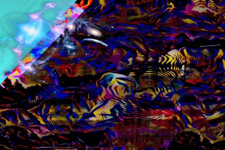 Digital Arts titled "Vibration" by Chez Seraphine, Original Artwork, 2D Digital Work
