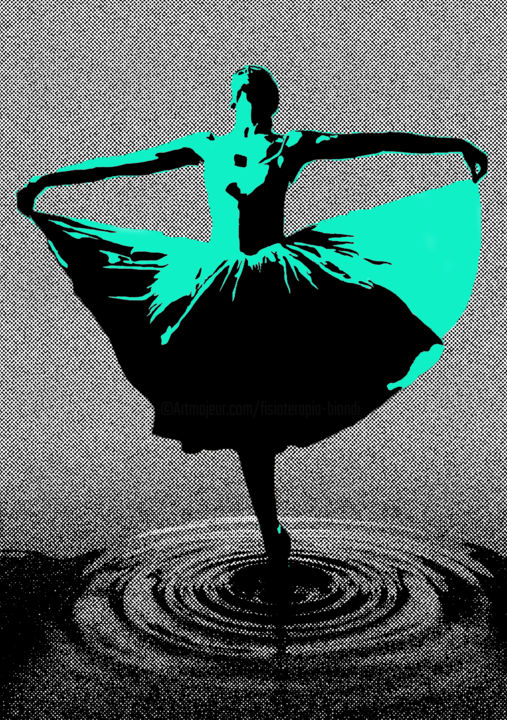 digital art print Dark dancer original